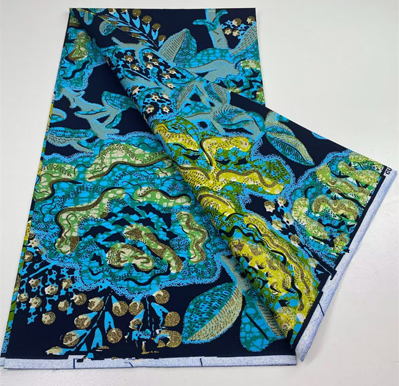 قماش أنقرة النيجيري المطبوع با - مراجعة Sewing Batik Fabric وسعره