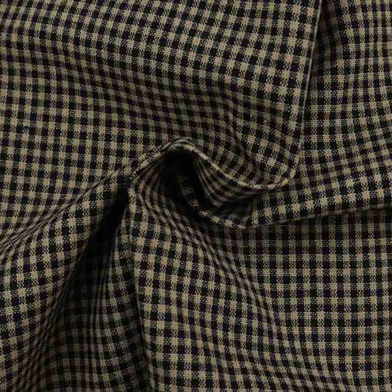 قماش قطني خالص مغسول بنقشة مرب - مراجعة Vintage Sewing Textile وسعره